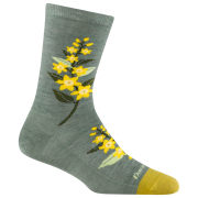 Жіночі шкарпетки Darn Tough Blossom Crew Lightweight сірий seafoam