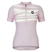 Жіноча велофутболка Scott Jersey W's Endurance LT SS світло-рожевий bliss pink