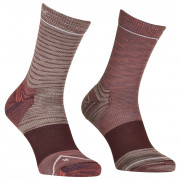 Жіночі шкарпетки Ortovox Alpine Mid Socks W рожевий/фіолетовий