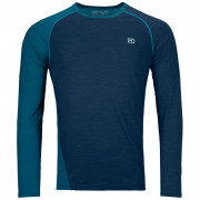 Чоловіча функціональна футболка Ortovox 120 Cool Tec Fast Upward Ls M темно-синій