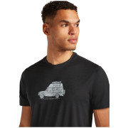 Чоловіча функціональна футболка Icebreaker M Mer 150 Tech Lite SS Tee Cosy Camper
