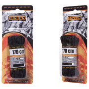 Tkaničky do bot Bennon Laces Black Box 170 cm