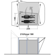 Спальня Outwell Inner Newburg 260