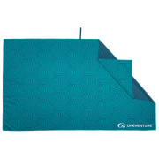 Швидковисихаючий рушник LifeVenture Printed SoftFibre Trek Towel бірюзовий