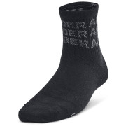 Дитячі шкарпетки Under Armour Yth UA Essential 6Pk Qtr Black
