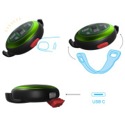 Ліхтарик для собаки Curli Luumi Safety LED Lights rechargeable