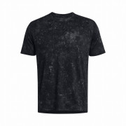 Чоловіча функціональна футболка Under Armour Rush Energy Print SS чорний Black/Black