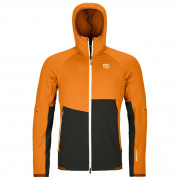 Чоловіча куртка Ortovox Fleece Rib Hoody M помаранчевий
