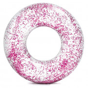 Надувний круг Intex Sparkling Glitter Tube 56274NP рожевий