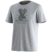 Чоловіча функціональна футболка Smartwool Men's Moose Mode Active Short Sleeve Gra сірий