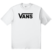 Чоловіча футболка Vans Classic Drop V SS Crew Tee-B білий White/Black