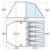 Намет Vango Beta 550 XL (2019)