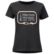 Жіноча футболка Marmot Wm's Ascender Tee SS сірий CharcoalHeather