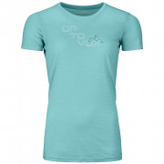 Жіноча футболка Ortovox 185 Merino Tangram Logo Ts W синій