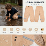 Дитячі водонепроникні штани DucKsday Rainpants Londen/sand