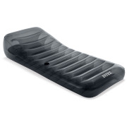 Надувний лежак Intex Cool Grey Mat сірий