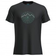 Чоловіча функціональна футболка Icebreaker Men Merino 125 Cool-Lite™ Sphere III SS Tee Vision Grid чорний