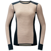 Жіноча функціональна футболка Devold Reverso Merino Shirt Wmn чорний/бежевий Stone