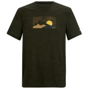 Чоловіча футболка Regatta Fingal темно-зелений DkKhakiMrl