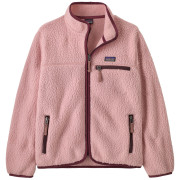Дитяча толстовка Patagonia K's Retro Pile Jacket - Fuzzy Mauve рожевий Fuzzy Mauve