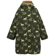 Дитяча водонепромокна куртка Regatta Junior Waterproof Changing Robe DrkKhHrses темно-зелений DrkKhHrses