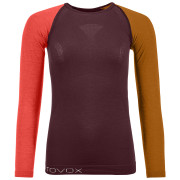 Жіноча футболка Ortovox 120 Comp Light Long Sleeve W бордовий