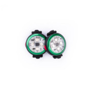 Ліхтарик для собаки Curli Luumi Safety LED Lights rechargeable темно-зелений