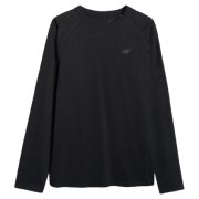 Чоловіча футболка 4F Longsleeve M474 чорний DEEP BLACK