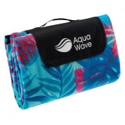 Ковдра для пікніка Aquawave Salva Blanket синій/рожевий CURACAO JUNGLE