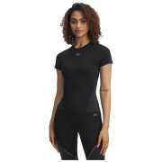 Жіноча функціональна футболка Under Armour UA Vanish Seamless SS чорний Black / Steel / Steel