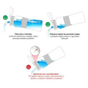 Дитяча пляшечка Ion8 Leak Proof Blue Flamingos 400ml