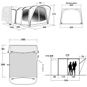 Приставний намет Outwell Newburg 260