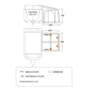 Приставний намет Vango Balletto Air 260 Elements ProShield