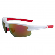 Дитячі сонячні окуляри 3F Shift II. білий/червоний