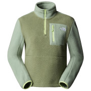Жіноча толстовка The North Face W Yumiori 1/4 Zip зелений Bark Mist/Slate Moss/As