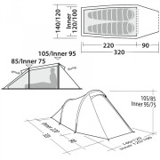 Надлегкий намет Robens Arch 2