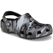 Шльопанці Crocs Classic Camouflage Clog чорний/сірий Black/Slate Grey