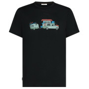 Чоловіча футболка Icebreaker Men Merino 150 Tech Lite SS Tee Transportage чорний Black