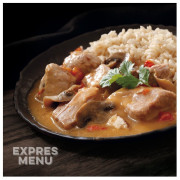 Готова їжа Expres menu KM М'ясо двох кольорів зі смаженою картоплею