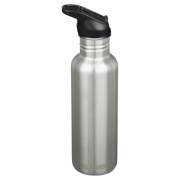 Пляшка з нержавіючої сталі Klean Kanteen Classic 27oz (w/Flip Seal Sport) срібний Brushed Stainless