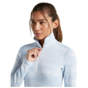 Жіноча функціональна футболка Icebreaker Women M 260 Tech Vertex LS HZ Chillwave