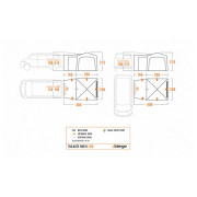 Приставний намет Vango Tailgate Hub II Low