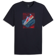 Чоловіча футболка Puma Graphic Tee темно-синій New Navy