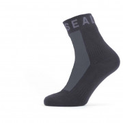 Непромокаючі шкарпетки SealSkinz Dunton чорний/сірий