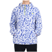 Чоловіча толстовка 4F Fleece M483 білий/синій Cobalt Allover