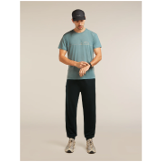 Чоловіча функціональна футболка Icebreaker Merino Blend Core SS Tee Single Line Camp