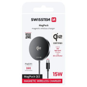 Бездротовий зарядний пристрій Swissten MagPuck