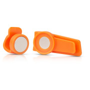 Магніт для кріплення трубки Source Magnetic clip помаранчевий