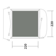 Килимок до намету Outwell Cozy Carpet Daytona Air / Pine Hills