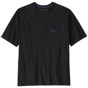 Чоловіча футболка Patagonia Men's Boardshort Logo Pocket Responsibili-Tee чорний Ink Black